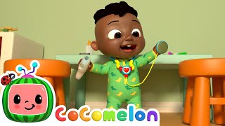 Sick Song  More Nursery Rhymes amp Kids Songs  CoComelon [upl. by Otreblide]