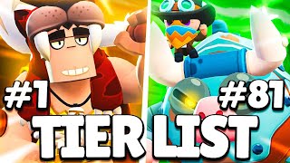 PRO Ranks 81 BRAWLERS from WORST to BEST  TIER LIST SEASON 28 [upl. by Godewyn]