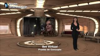 Prueba de concepto Transicion  Set Virtual Newtek Tricaster [upl. by Tshombe]