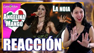 REACCIÓN a Angelina Mango  La Noia  Italia  Sanremo 2024  ¿Favorita para la Eurovision 2024 [upl. by Ikin]