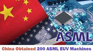 200 photolithography machines have arrived in China ASML’s exports to China have soared by 1850 [upl. by Ahtabat]