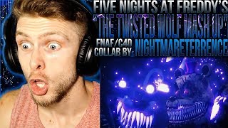 Vapor Reacts 918  FNAFC4D FNAF MASHUP COLLAB quotThe Twisted Wolfquot by NightmareTerrence REACTION [upl. by Derian948]