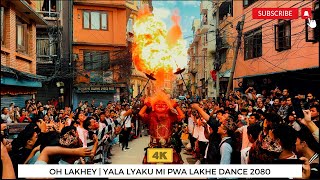 Oh Lakhey  Patan Mi Pwa Lakhey Dance 2080  आगो फाल्नी लाखे MiPwaLakhe [upl. by Dannye]