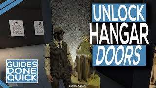 How To Unlock The Hangar Doors In GTA Online [upl. by Anaet]