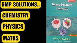 GMP SOLUTIONS FIITJEE STUDY MATERIAL [upl. by Meraree]