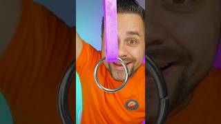 Ring and ribbon magic trick and tutorial youtubeshorts shhort magic viralvideo [upl. by Anerok]