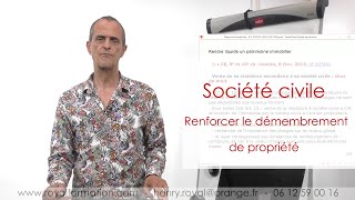 SCI société civile et démembrement de parts youtube [upl. by Aslehc]