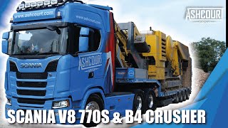 Scania 770s V8 First BIG move [upl. by Michelle396]