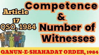 Competence and number of witnesses😲😲😯 Article 17  QSO1984 [upl. by Adelle]