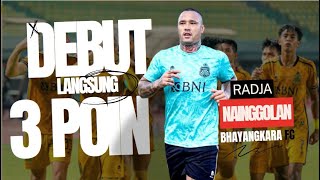 DEBUT RADJA NAINGGOLAN LANGSUNG BERI BHAYANGKARA KEMENANGAN  VlogCM [upl. by Kcirdnekel]