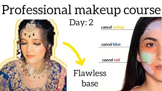 Day 02 Professional Makeup Course  Practical class  Product knowledge  Color Correction n base [upl. by Zetrok]