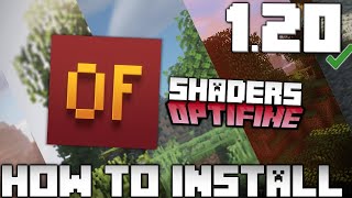 How To Install OPTIFINE 1201206 and SHADERS 1201206 in Minecraft [upl. by Roselin189]