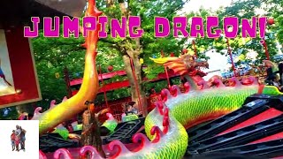 Jumping Dragon at Lagoon in Farmington Utah Part 15 [upl. by Gerstner26]