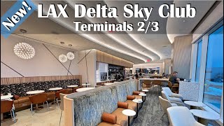 Lounge Review Delta SkyClub  LAX  Los Angeles International Airport [upl. by Elaval10]