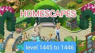 HOMESCAPES level 1445 to level 1446 [upl. by Ecirtnuahs783]