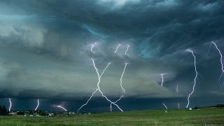 LIGHTNING BLITZKRIEG Violent Lightning Storm Time Lapse [upl. by Sibylle523]