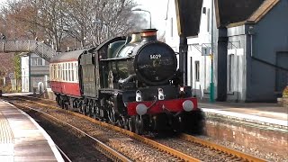 GWR Castle No 5029 Nunney Castle  Farewell amp Final Mainline Trip  17215 [upl. by Fifine817]