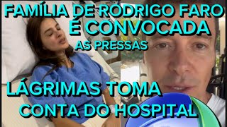 FAMÍLIA DO APRESENTADOR RODRIGO FARO CONVOCADA AS PRESSAS PRO HOSPITAL PARA COMEMORAÇÃO SURPRESA [upl. by Yltnerb]