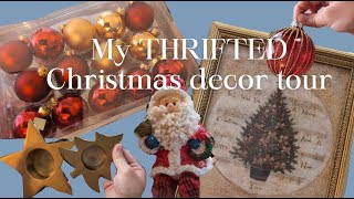 End of 2023  put away my THRIFTED Christmas decor collection with me [upl. by Christoph]