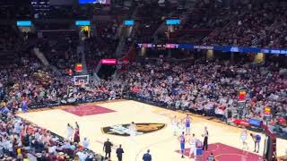 Matthew Dellavedova receives a standing ovation in his return to Cleveland with the Cavaliers [upl. by Tarazi540]