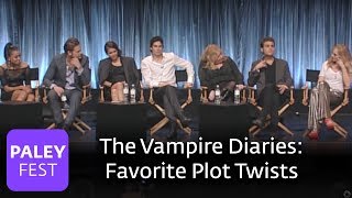 The Vampire Diaries  The Cast on Their Favorite Plot Twists [upl. by Anaitit]