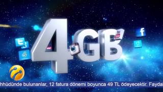 Turkcell Faturalıya gelenlere interneti bol paket [upl. by Bogusz74]