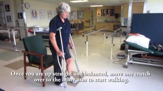 How to use Crutches  Partial Weightbearing [upl. by Tiphanie]