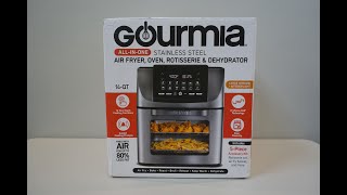 Gourmia AllInOne Stainless Steel Air Fryer  Air Fryer Oven Rotisserie amp Dehydrator [upl. by Mayer]