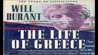 The Life of Greece by Will Durant Chapter III The Heroic Age 1 The Achaeans [upl. by Olyhs]