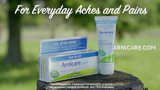 For Everyday Aches amp Pains Use Arnicare Gel [upl. by Edny627]