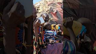 Turkana Tribe Breakfast Time shortsfeed africa africanculture [upl. by Anwahsar]