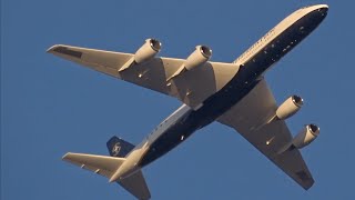 Samaritans Purse DC8 Sunrise Takeoff [upl. by Eyar150]