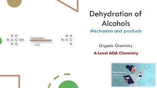 Dehydration of Alcohols A Level AQA Chemistry [upl. by Lirret]