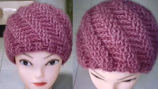 Unique pattern spiral free hat tutorial sharing to everyone [upl. by Osicran997]