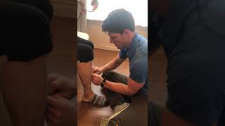 Ankle Taping for Lateral Malleolus [upl. by Lorac]