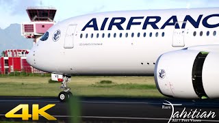 Jan 7 2024  Air frances A350 reg F HUVB was landing at Tahiti Intl [upl. by Haridan]