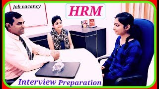 HRM Interview  Human Resource Management  MBA Interview  MBA HR Interview for fresher [upl. by Hokanson]