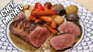 Magret de canard sauce armagnac et poivre [upl. by Adnalram]