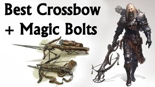 Skyrim  How to get The Best Crossbow Enhanced  Magic Exploding Bolts [upl. by Alyosha]