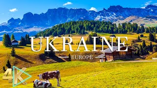 FLYING OVER UKRAINE 4K UHD  Relaxing Music Along With Beautiful Nature Videos  4K Video HD [upl. by Chretien166]