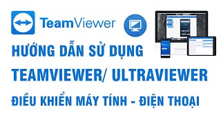 Sử dụng Teamviewer Ultraviewer điều khiến máy tính điện thoại từ xa  Phú Digital [upl. by Ecirtnom]