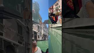 Gondola Ride in Venice Italy a mustdo expensive but worthit for the experience boatrides [upl. by Longtin]