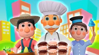 The Muffin Man  Cocomelon Nursery Rhymes amp Kids Songs [upl. by Biebel]