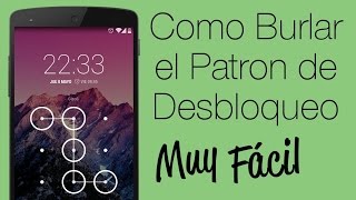 Como Quitar patrón de bloqueo a cualquier android sin perder datos fácil y rápido [upl. by Friedberg]