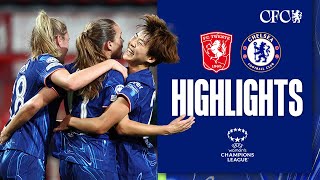 FC Twente Women 13 Chelsea Women  HIGHLIGHTS amp MATCH REACTION  UWCL 2425 [upl. by Aili]