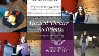 Musical Theatre Auditions  The University Of Winchester [upl. by Argent]