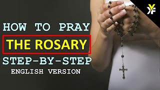 How to pray the Rosary step by step in ENGLISH VERSION [upl. by Amary]