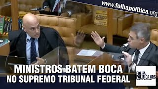 Ministro André Mendonça discute com Alexandre de Moraes e ambos batem boca no STF ‘mera [upl. by Drofnelg86]