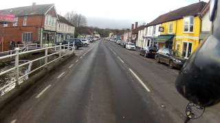 A Ride Through Stockbridge in Hampshire [upl. by Cand]