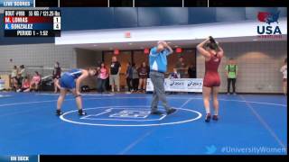 55 kg CR2  Michelle Lomas Campbellsville vs Alyssa Gonzalez McKendree [upl. by Iana322]